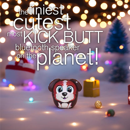 TWS Mini Bluetooth Animal Wireless Speaker for Kids of All Ages - True Wireless Stereo – Pair with Another TWS Pet for Powerful Rich Room-Filling Sound (Bark Buddy Puppy)